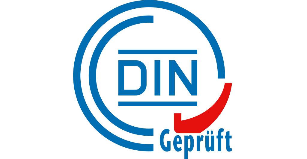 DIN-Geprüft certification mark of DIN CERTCO